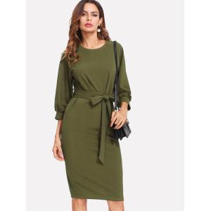 Elegant And Fashion Lady Work Dress