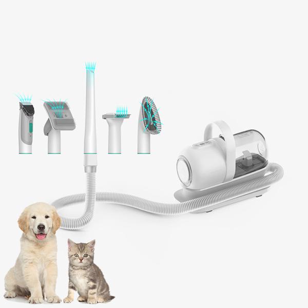 50W Pet Grooming Kit Vacuum Cleaner for Dogs and Cats Low Noise Hair Remover