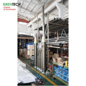 12m-150kg payload non-lockable pneumatic telescopic mast poles