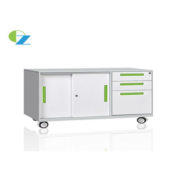 Buy Office Metal Mobile Pedestal Cabinet Sliding Door Assembled Construction at wholesale prices