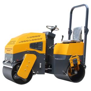 Free Shipping EPA Euro 5 Driving 1.5 Ton Vibratory Road Roller Mini Road Roller