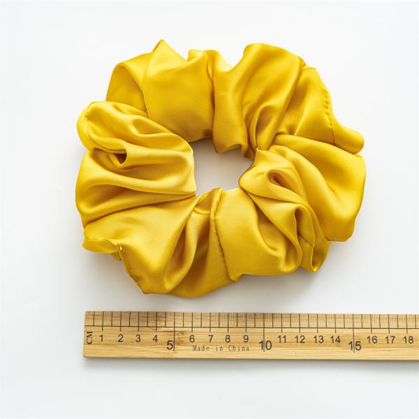 wide satin large violet yellow scrunchies head rope Japanese Korean lady Yiwu accessories