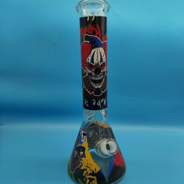 Buy 8 Inch Hookah Water Pipe Smoking Glass Bong Beaker Bubbler at wholesale prices