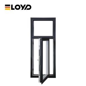 Double-Glazed Aluminum Casement Window with Enhanced Security