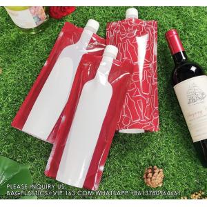 Foldable Wine Bags Travel Wine Bags Wine Pouch With Collapsible Funnel Wine