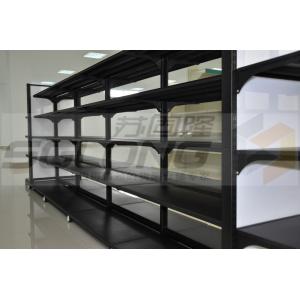 Professional Supermarket Display Racks , Supermarket Gondola Shelving Units