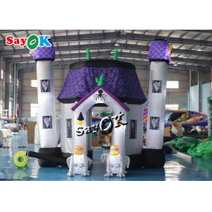 5m 16ft Horrific Inflatable Halloween Haunted House With Dead Tree Led Lighting