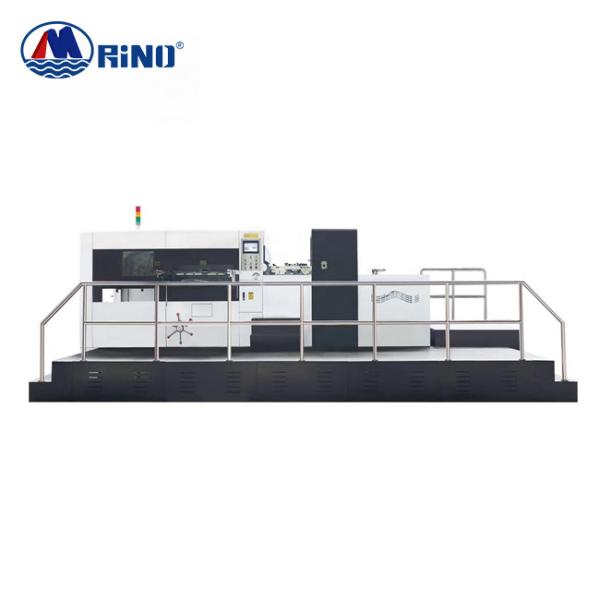 Auto Carton Box Die Cutting Machine , 32KW CE Corrugated Box Die Punching