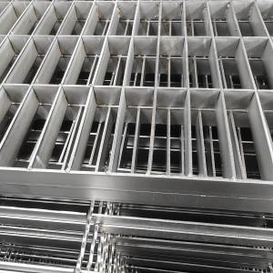 Stainless Steel Floor Decking Grating With Machine Pressure Welding