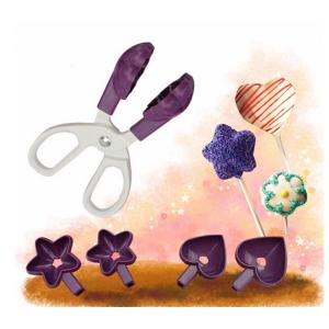 Buy cheap Heat Insulation Kitchen Baking Tools Plastic Heart Flower Star Scissor Mould from wholesalers