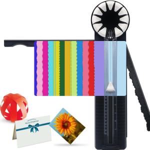 Quality Manual 12 In 1 Mini Paper Trimmer Safe ABS Multifunctional DIY Hand Tool for Kids for sale