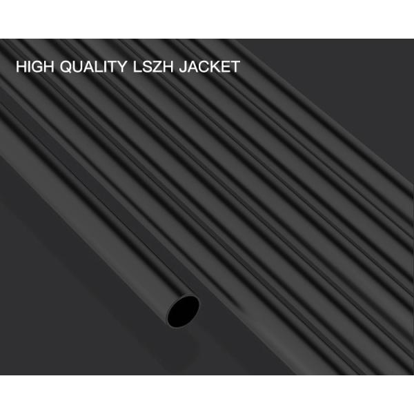 OEM Drop Wire Fiber Optic 2 Core Ftth Indoor Cable FRP KFRP Steel Strength Member