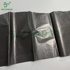 30g Double-Sided Gloss Black Paper Roll 370mm 420mm For Fruit Bags Protection