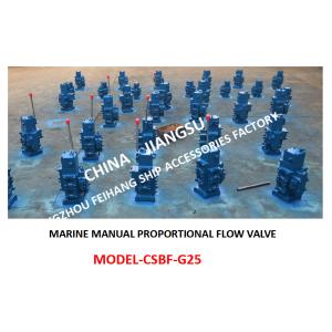 MANUAL PROPORTIONAL COMPOSITE VALVE CSBF-M-G25 FOR WINDLASS AND MANUAL