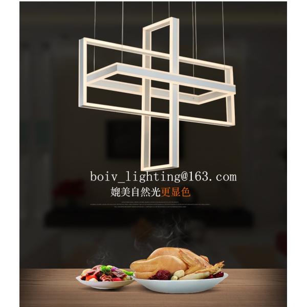 Rectangle Simple Hanging Lamp Pendant Lightings And Chadelier 156w
