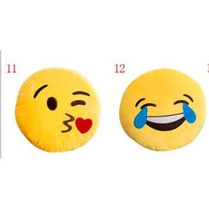 Hot sale plush products Emojis , Emoji toys, Emoji pillow,8-15inch round emojis,