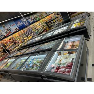 Direct Cooling System Commercial Display Freezer With -18--22°C Temperature And
