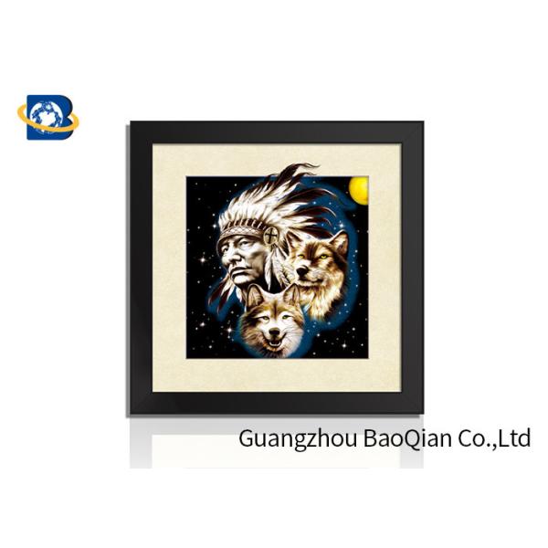 Flip Effect 3D / 5D Picture Lenticular Poster Printing Cats / Beautiful Girl Pattern