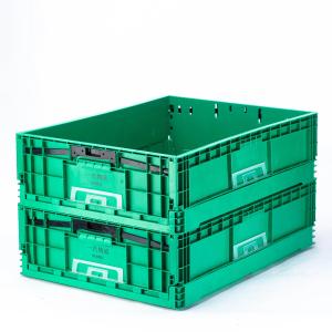 Collapsible Vegetable Crate for Easy Transport and Customized Storage in