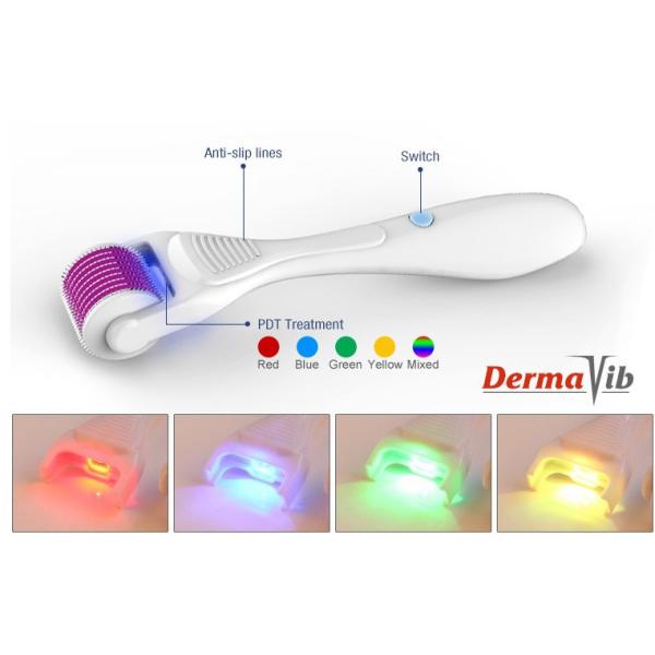 Buy microneedle led derma roller machine microneedling dermaroller at wholesale prices