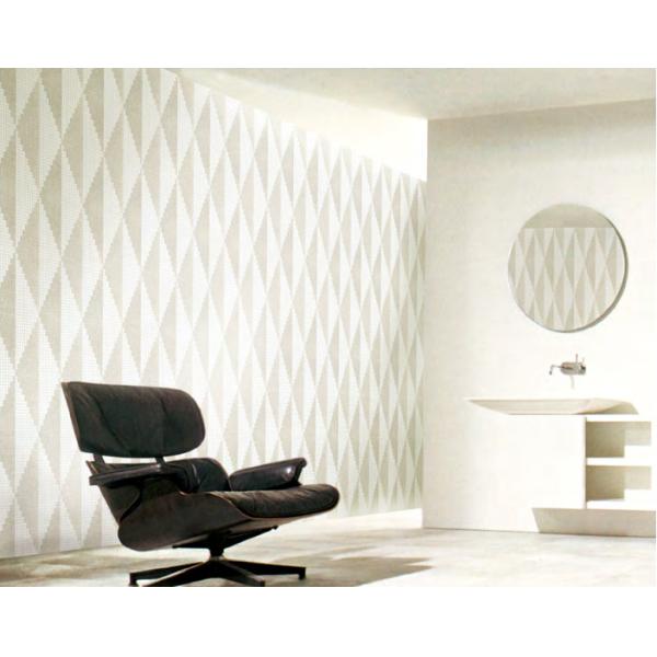 Buy Special pattern glass mosaic wall tile customized design at wholesale prices