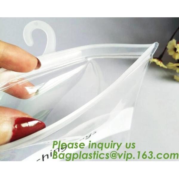 Buy BiodegradableHanger Bag With Zip Lock On The Top, Frosted K Bag Hanger Bag For Clothes, EVA Frost Drawstring Bag at wholesale prices