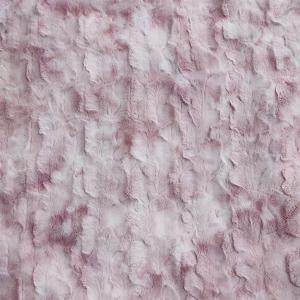 Blanket Tie Dyed Pv Fleece Brush Fur Fabric 260gsm