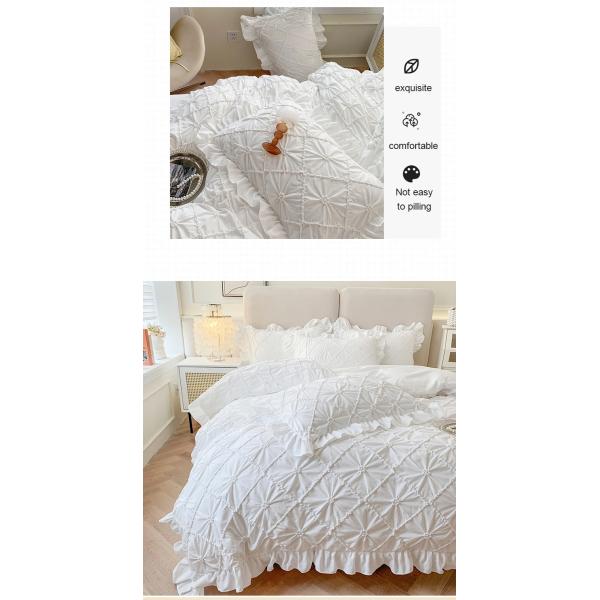 All-Season 100% Cotton Soft Bedding Set with Matching Curtain and Quilt Luxury Egyptian Cotton Set