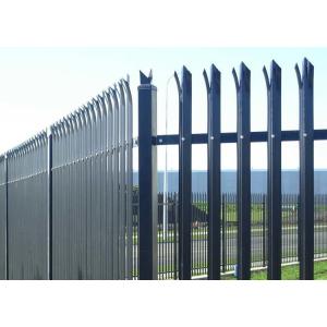 China Garden Steel Palisade Fencing Sustainable Good Rust Resistance Convenient Installation on sale
