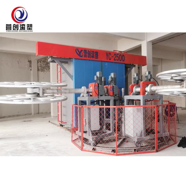 Buy ISO9001 2500L Thermoplastic Rotary Blow Moulder Machine Energy Saving at wholesale prices