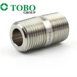 ANSI/ASME Stainless Steel Carbon Steel Nipple Customizable Sizes & Material  Industrial Grade