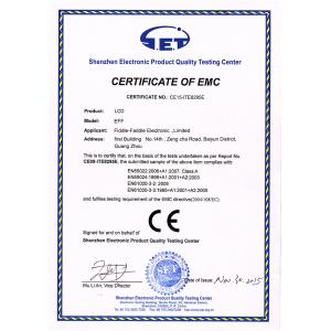 Fiddle Faddle Electronic Co.,Limited Certifications