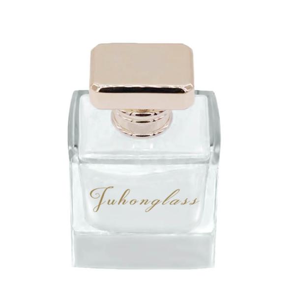 Buy Zinc Alloy Material Perfume Bottle Cap Simple And Fashionable Rectangular at wholesale prices