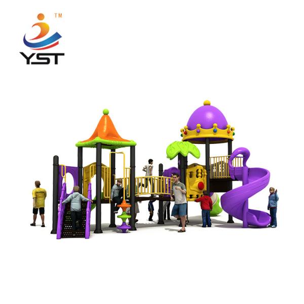 Buy EN71 Kindergarten LLDPE Kids Playground Slide Entertaining at wholesale prices