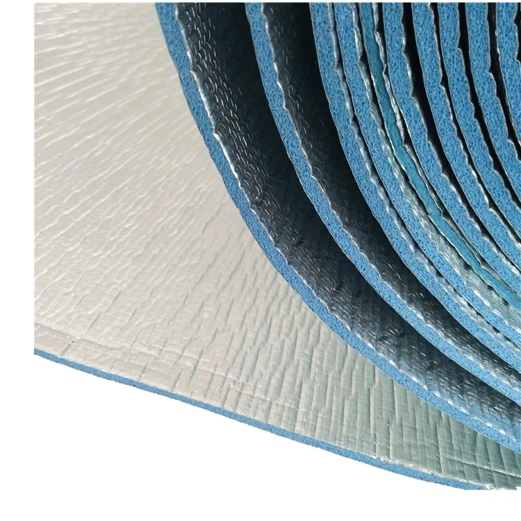 Custom Thickness Double Sided Pure Aluminum Foil EPE / XPE Foam Insulation for Roof / Wall / Floor / Car