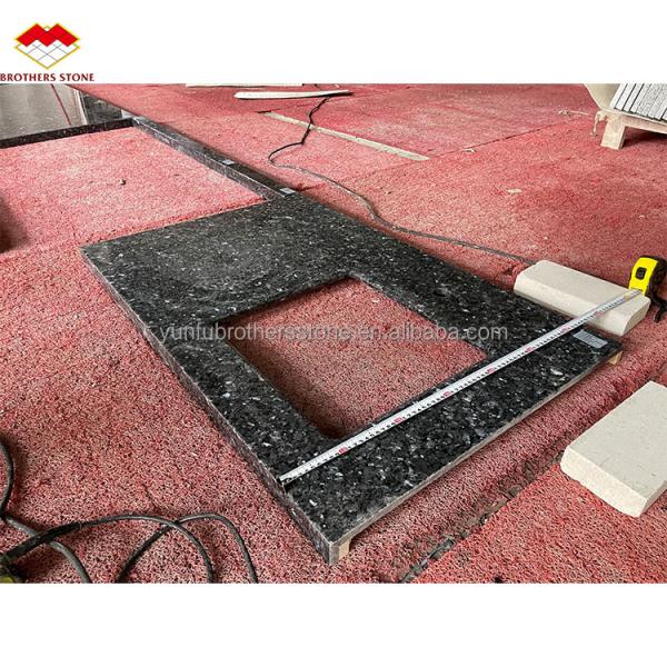 Modern Blue Granite Stone Slabs Prices for Natural Blue Pearl Countertop Renovation