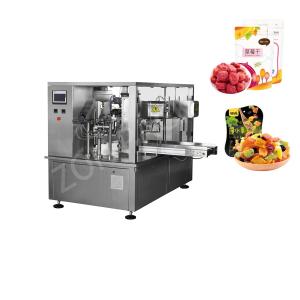 Sugar Chocolate Candy Rotary Packing Machine PLC Control 50bags/Min