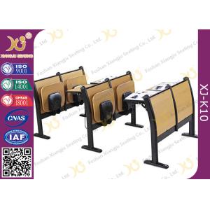 Custom Aluminum Alloy Folding Lecture Hall Seating With Writing Pad
