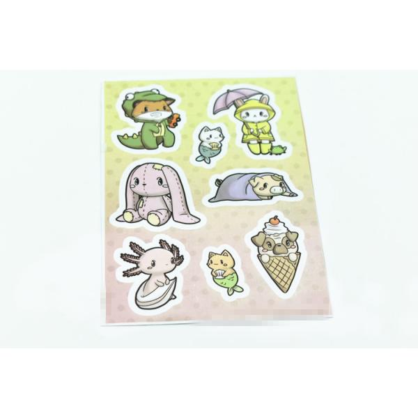 Buy CMYK Printing Die cut 150mm PVC Sticker Waterproof at wholesale prices