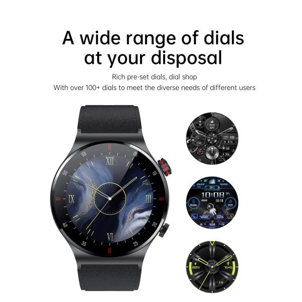 Rotary Button QW33 Outdoor Smart Watch NFC GPS Step Counting Sports Fitness