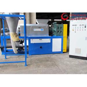 Quality Alloy Blades PET Pelletizer , Plastic Pelletizer Anti - Fly Back Plate for sale