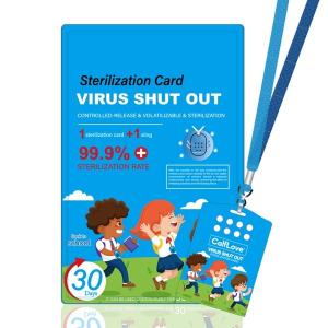Protection Children Anti Bacterial Air Disinfection Sterilization Card