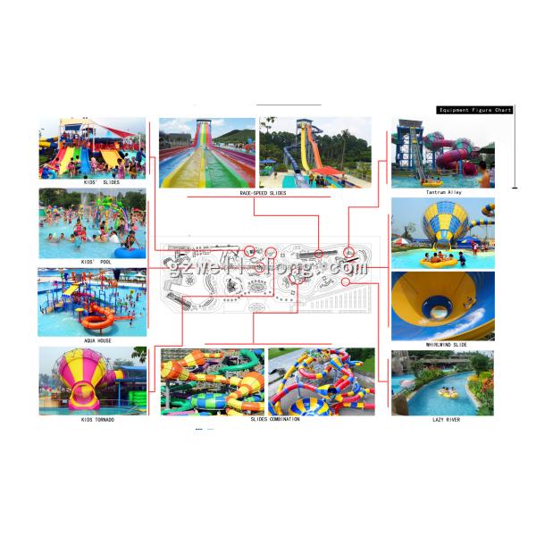Customized Aqua Park Commercial Outdoor Water Feature Equipment Kids Pool Play Equipment Water Park Slides For Sale
