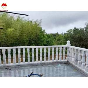FOB/CNF Delivery Terms White Marble Handrail Porch Balcony Railing Balustrade