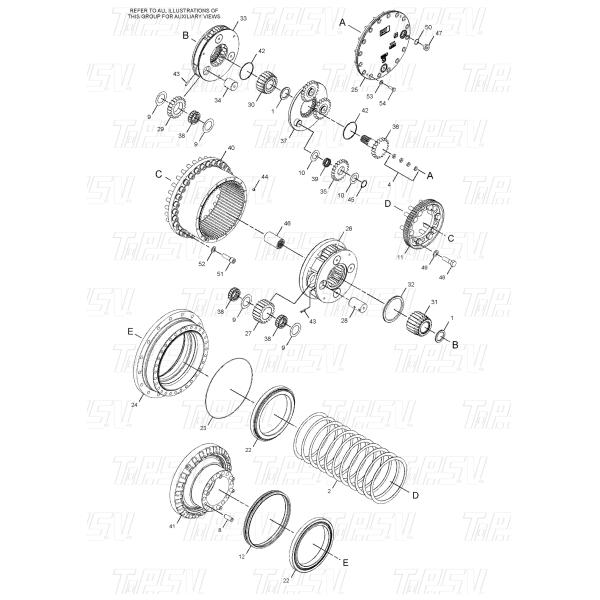Buy 353-0562 296-6246 453-7461 470-8769 501-7238 507-9339 507-9342 518-3389 E336D Excavator Travel Drive Catalog at wholesale prices