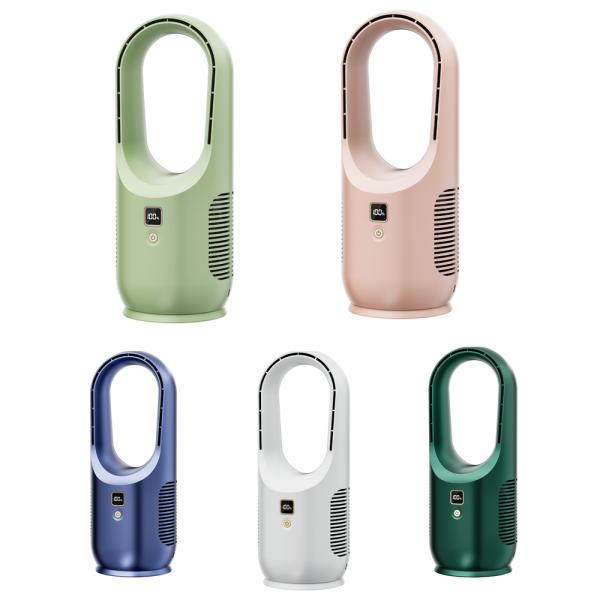 3H-6H Usage Time Battery Operated Desktop Bladeless Fan for Energy-Saving Cooling