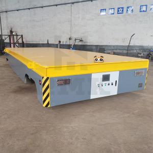 Steel Beam Battery Flat Transfer Trolleys Maintenance Free 50 Tons