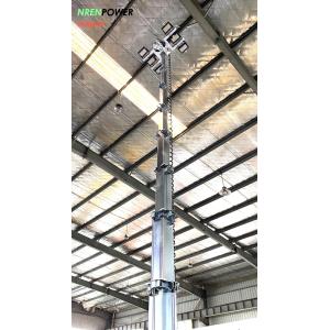 solar power light tower-9m hydraulic mast-4x435 solar panels-8x200AH batteries