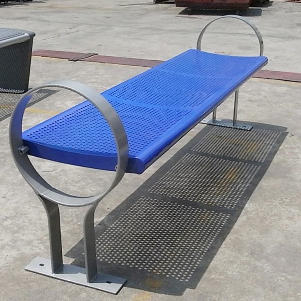 Buy ISO9001 Galvanized Metal Outdoor Bench at wholesale prices
