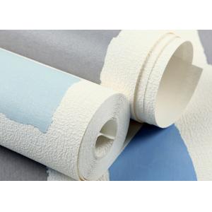 Non Woven Modern Removable Wallpaper / Soundproof Self Adhesive Wallpaper